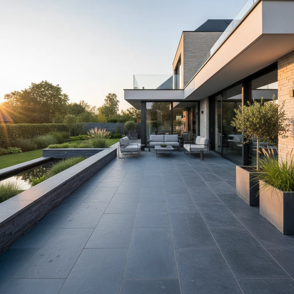 Blauwsteen laten leggen – afwerking, plaatsing en onderhoud
