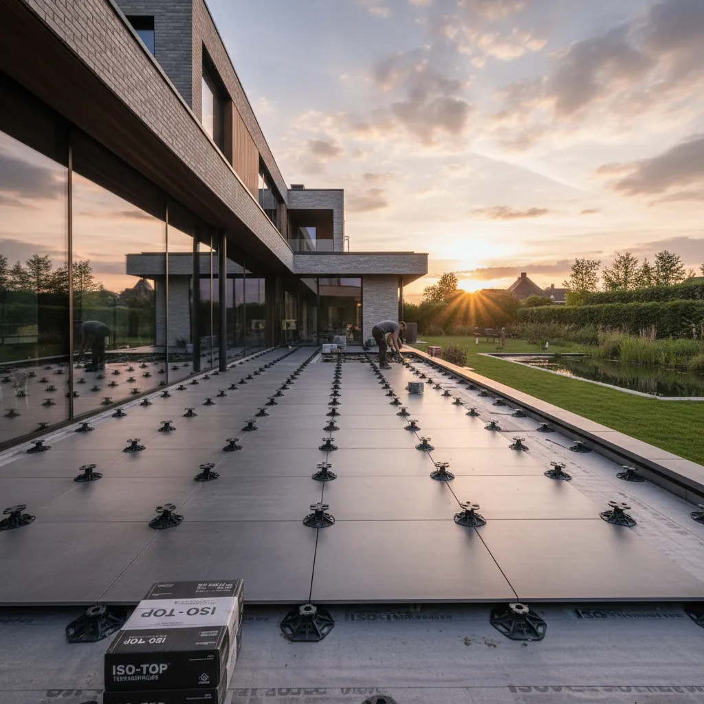 Terras op tegeldragers laten leggen, de complete gids